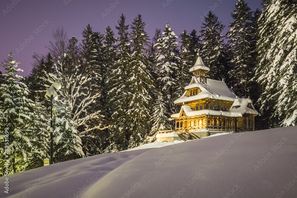 Chapel of the Sacred Heart of Jesus in Jaszczurowka, Zakopane, Poland