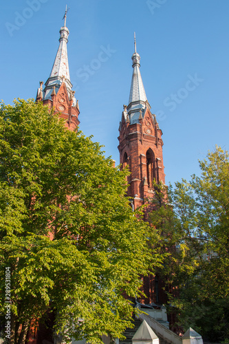 Church of the sacred Heart of Jesus in Rybinsk. 1910. Neo-gothic.