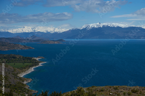 Scenic landscape around Lago General Carrera in northern Patagonia, Chile © JeremyRichards