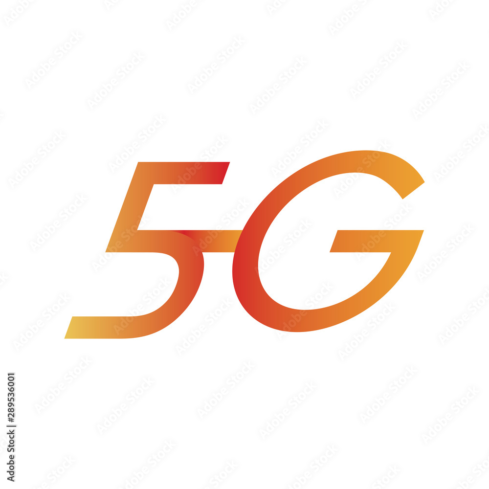 Vector logo for 5G Internet and cellular Vector logo for 5G Internet and cellular