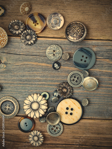 Set of vintage buttons
