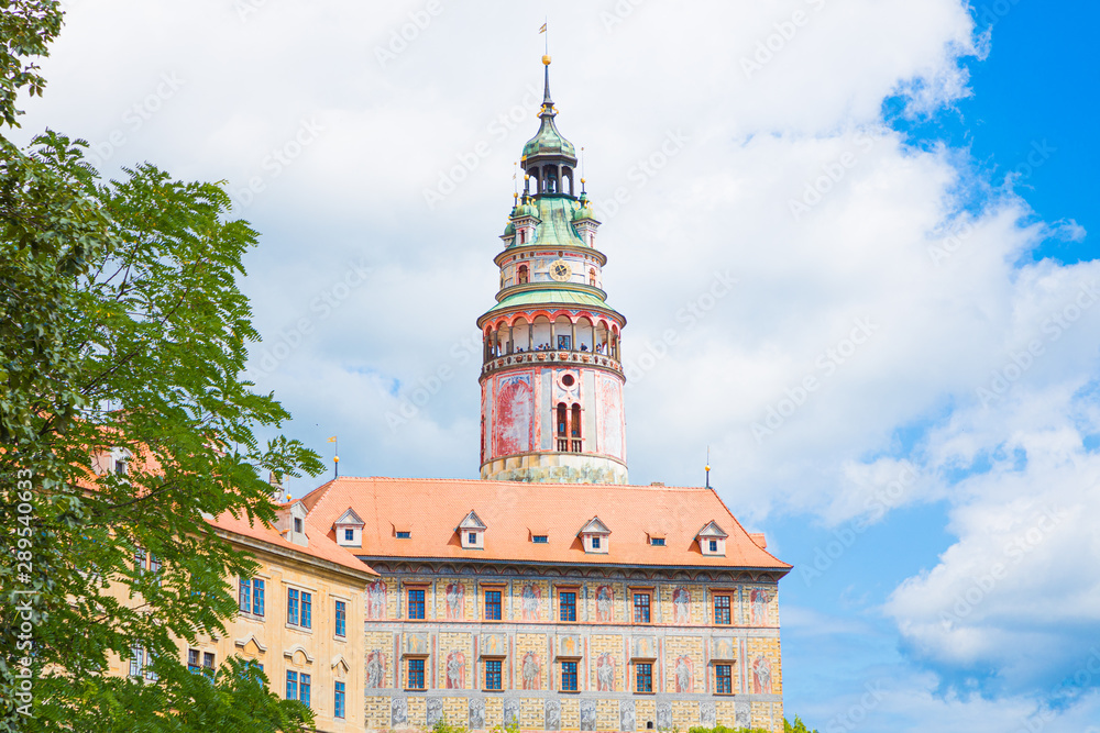 Fototapeta premium Historical city Cesky Krumlov in Czech Republic