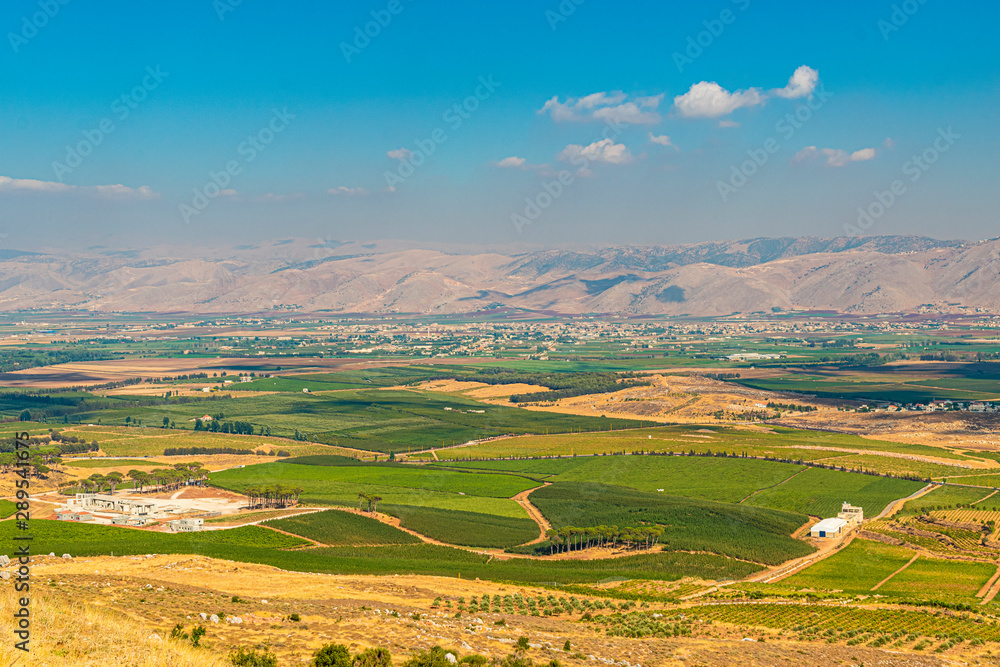 Overlooking the magical Bekaa Valley