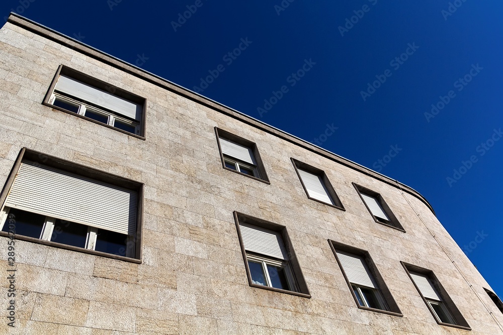 Corporate building marble facade Corporate building marble facade