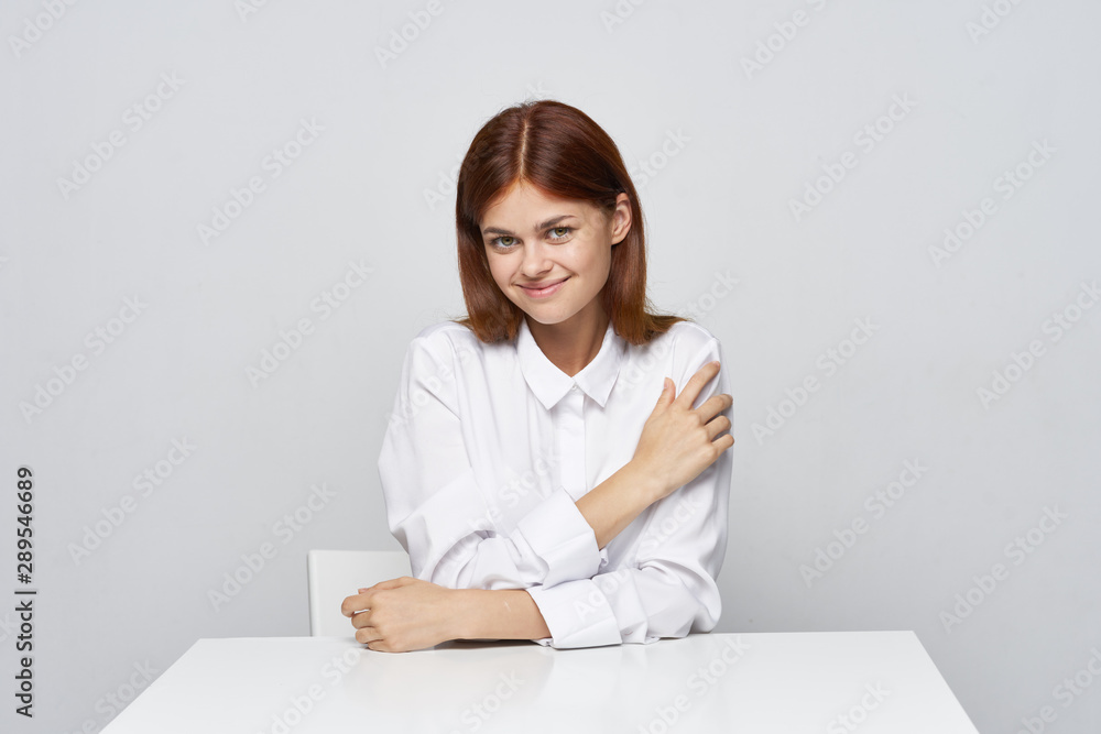 business woman working on her laptop business woman working on her laptop