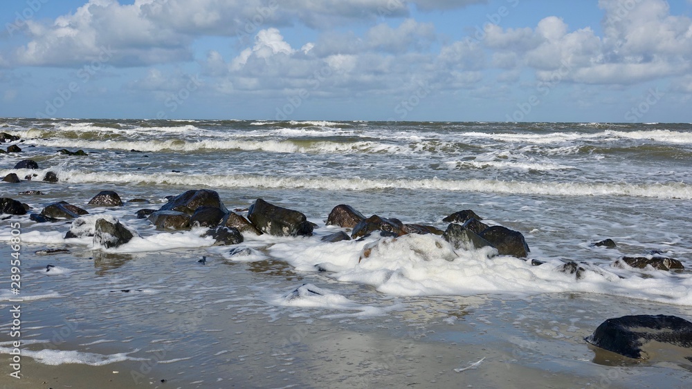 Strand auf Ameland, Nordsee, Niederlande Strand auf Ameland, Nordsee, Niederlande