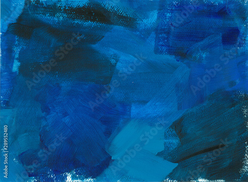 acrylic blue tone