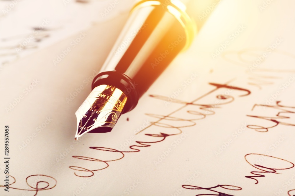Fototapeta premium Writing.