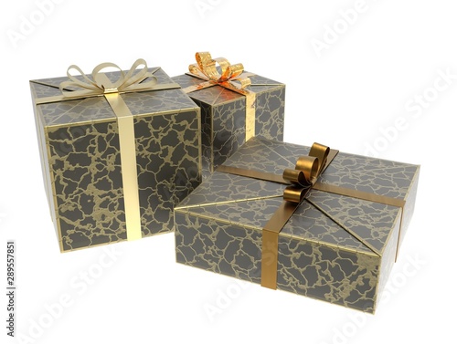 Christmas Gift Boxes (Gold Edition) photo