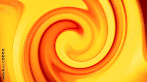 3d rendering of abstract background with red orange yellow gradient of colors with beautiful soft shapes and lines