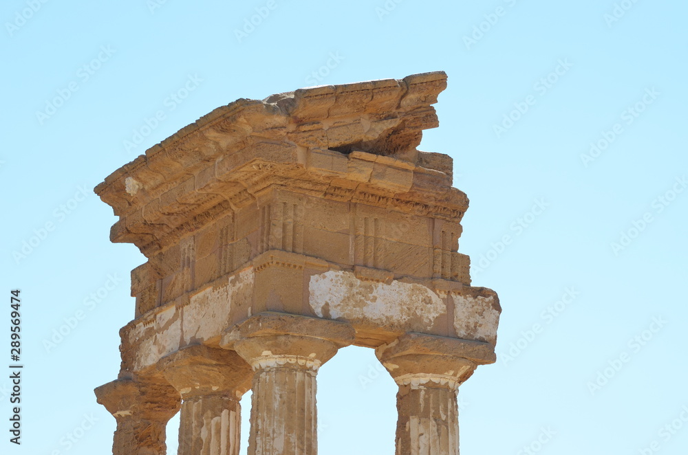 Ruins of pre-aryan style,Agrigento,Italy