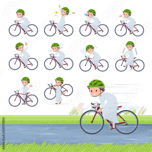 flat type Arab boy_road bike