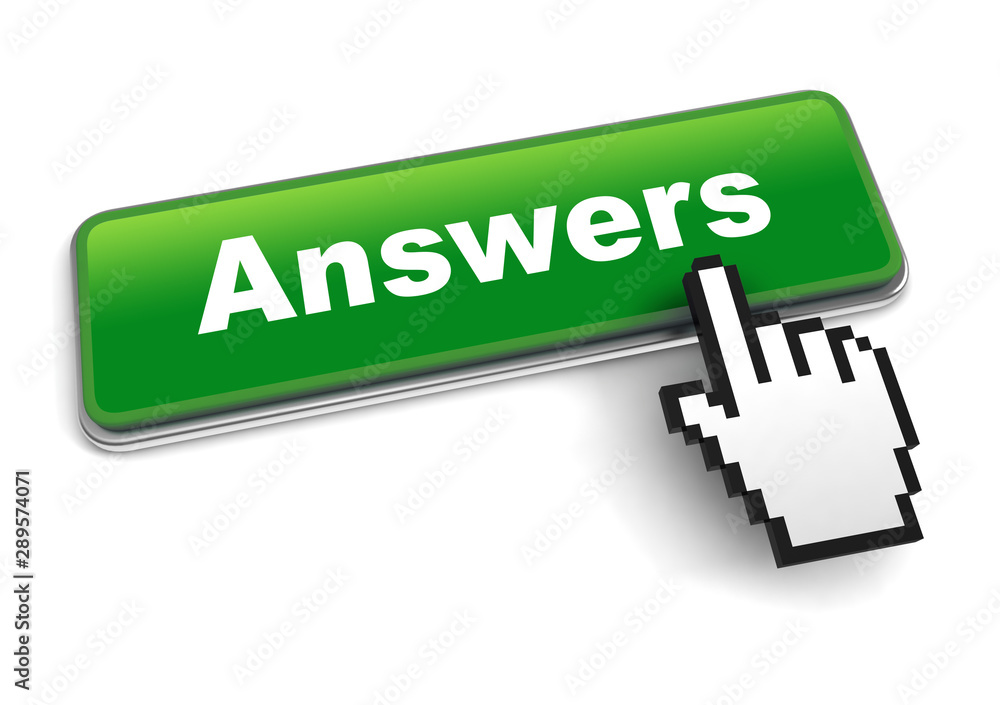 answers concept 3d illustration isolated answers concept 3d illustration isolated