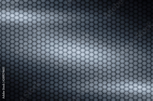 Hexagon steel texture metal background