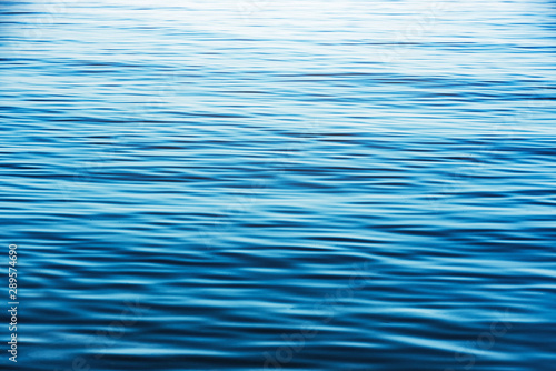 Calm blue sea water 