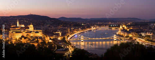 Budapest view, the photo was taken from the statue of liberty