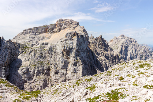 Julian Alps, view from "Kriška stena". Slovenia, 12.08.2019.
