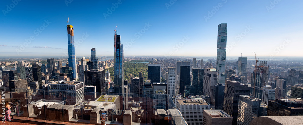 Skyline of Manhattan and Central Park
