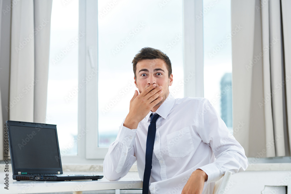 businessman working on his laptop businessman working on his laptop