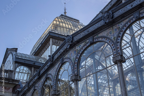 Crystal Palace in Retiro Park, Madrid photo