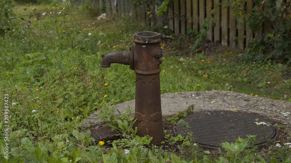 Fototapeta premium village, countryside, hamlet