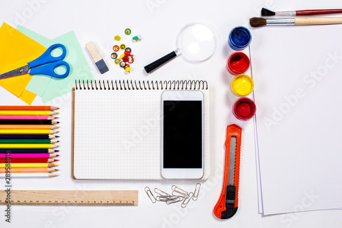 School education objects isolated no people concept photo