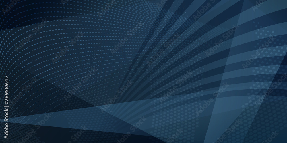 Abstract background of intersecting lines, polygons and dots in blue colors Abstract background of intersecting lines, polygons and dots in blue colors