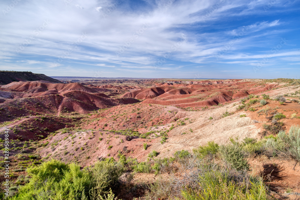 The Painted Desert in Petrified Forest National Park The Painted Desert in Petrified Forest National Park