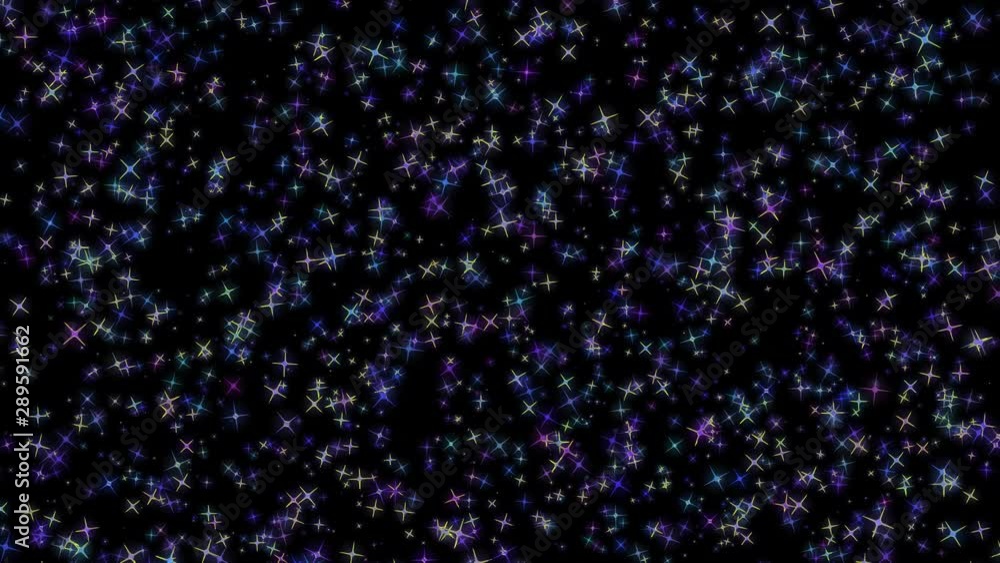 flashing stars, starry sky, appear and disappear on a black background flashing stars, starry sky, appear and disappear on a black background