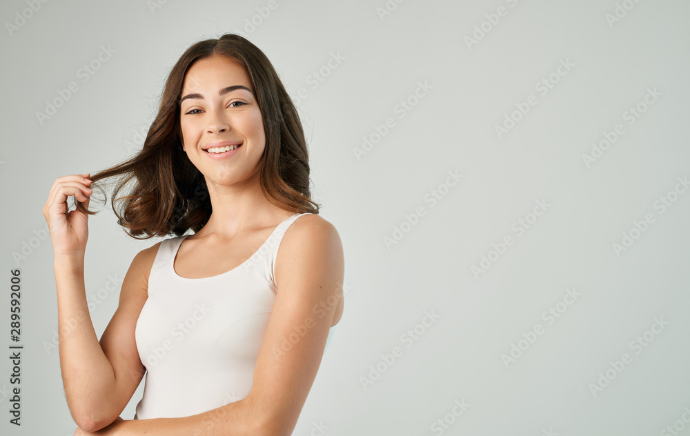 portrait of young woman portrait of young woman