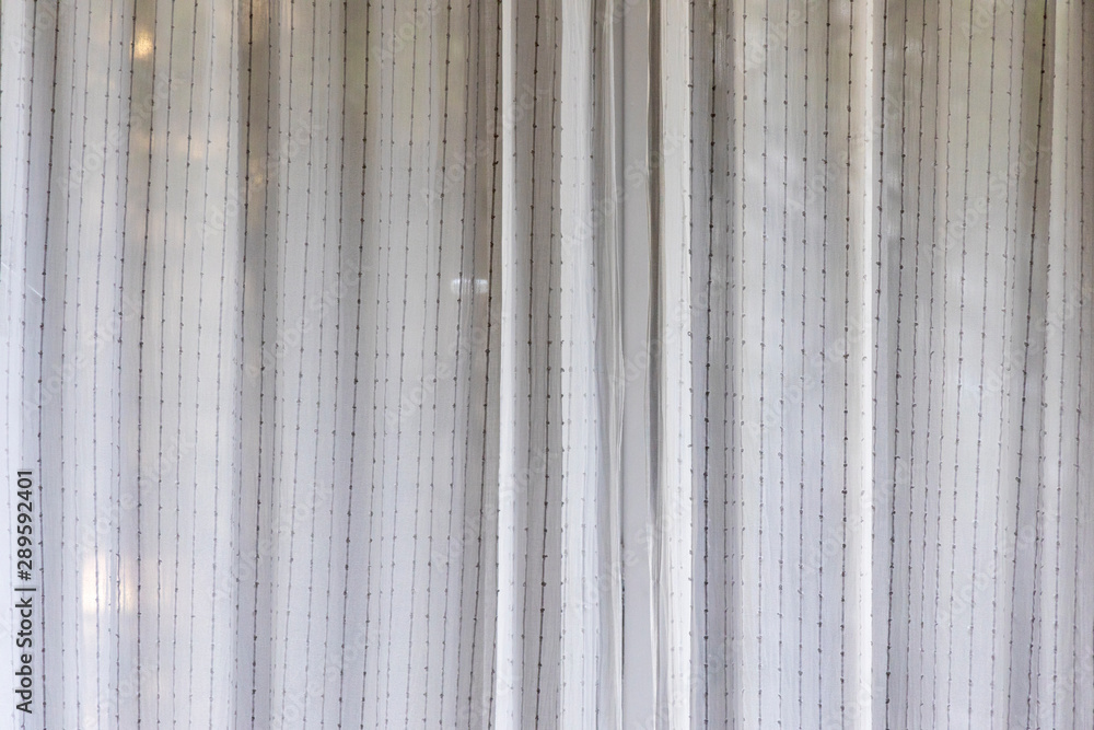White curtain view from inside the house White curtain view from inside the house