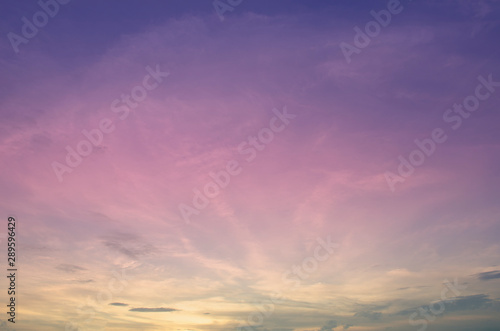 Abstract background of clouds in the blue sky