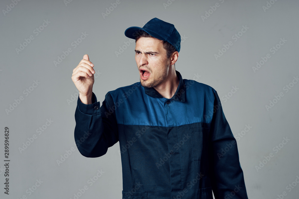 portrait of young man in a hat portrait of young man in a hat