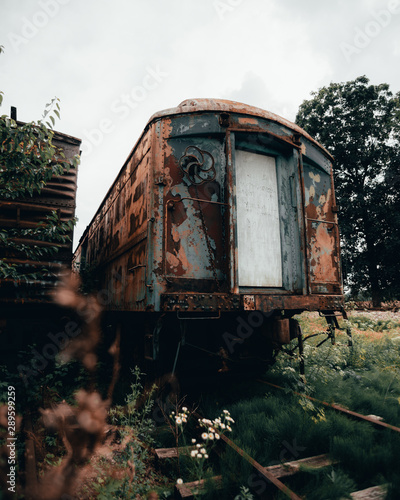 abandoned train 