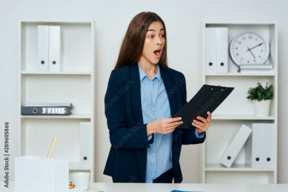 young woman in an office young woman in an office