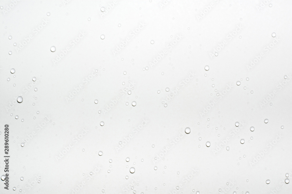 Water drops on white surface background. Water drops on white surface background.