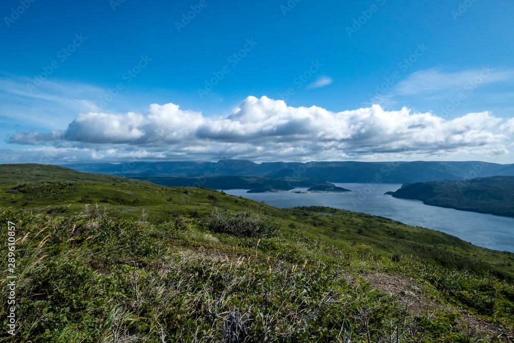 Vista from the Top of Lookout Trail in Woody Point, Gros Morne National Park, Newfoundland