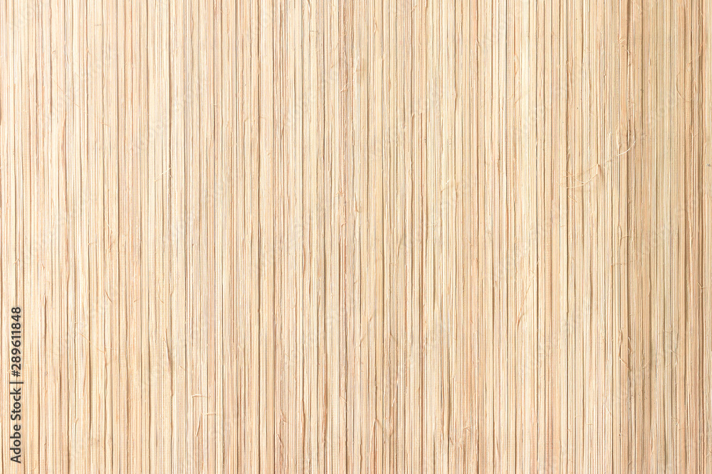 Fototapeta Zbliżenie tekstury bambusowy słomiany tło