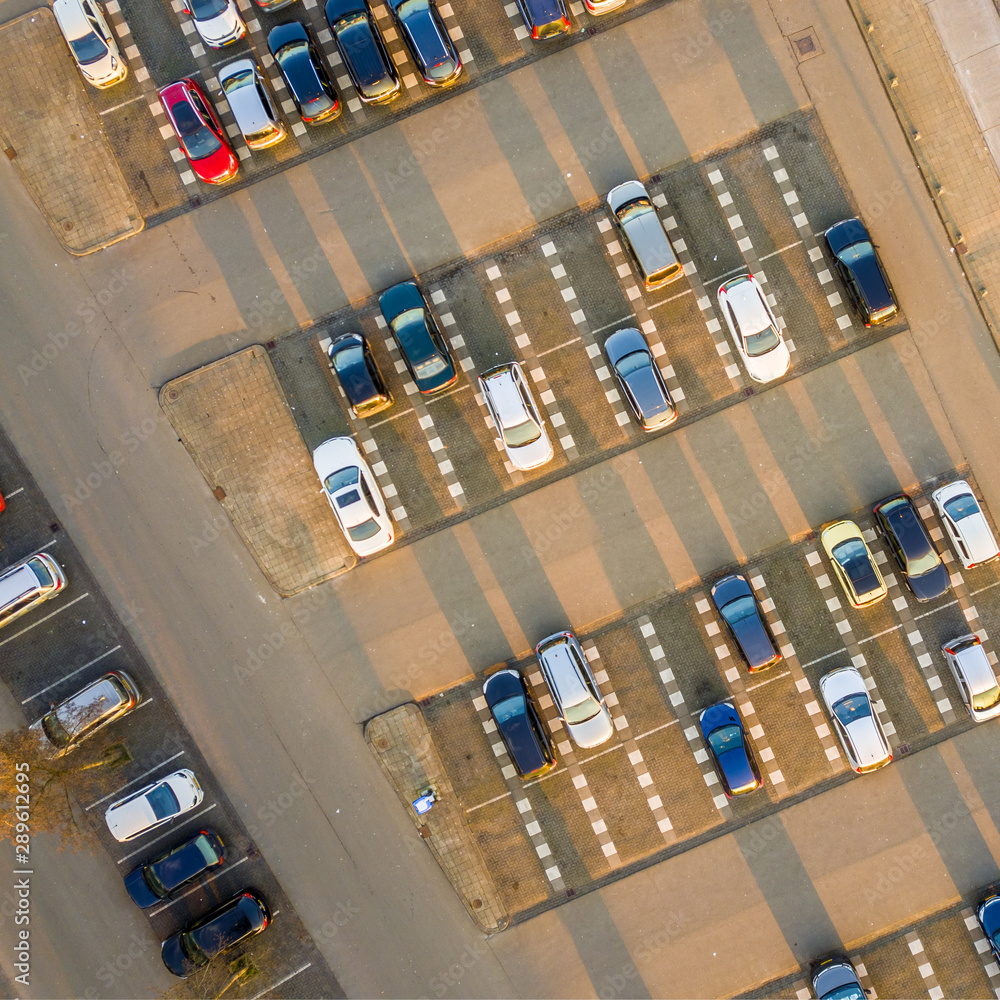 Small parking lot
