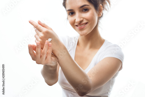 young woman showing ok sign
