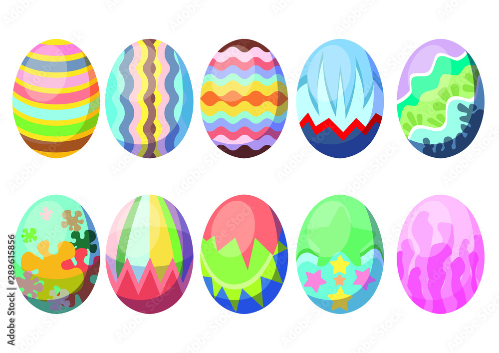 easter egg design on white background illustration vector easter egg design on white background illustration vector