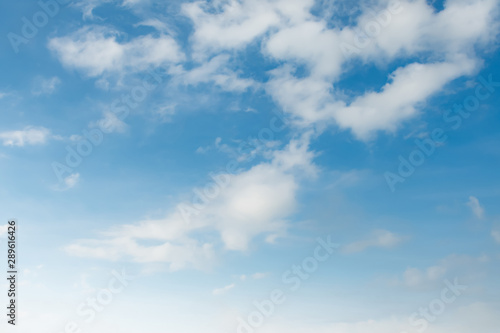 white cloud with blue sky background © lovelyday12