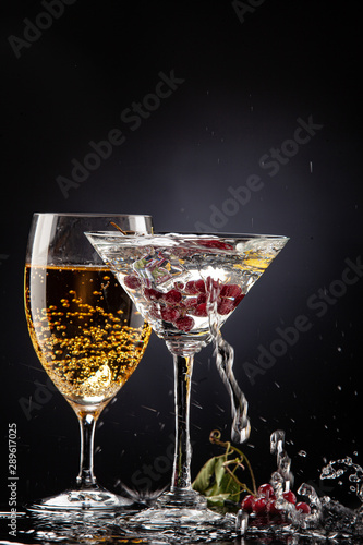 Red Currant In The Glass