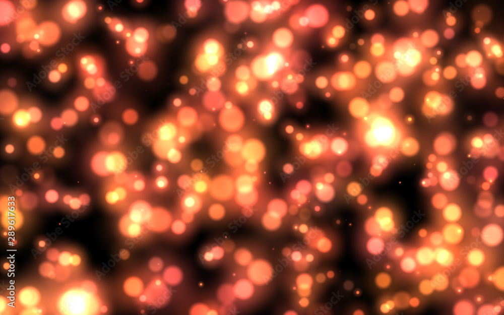 Bokeh background.Golden Glitter pattern design Bokeh background.Golden Glitter pattern design