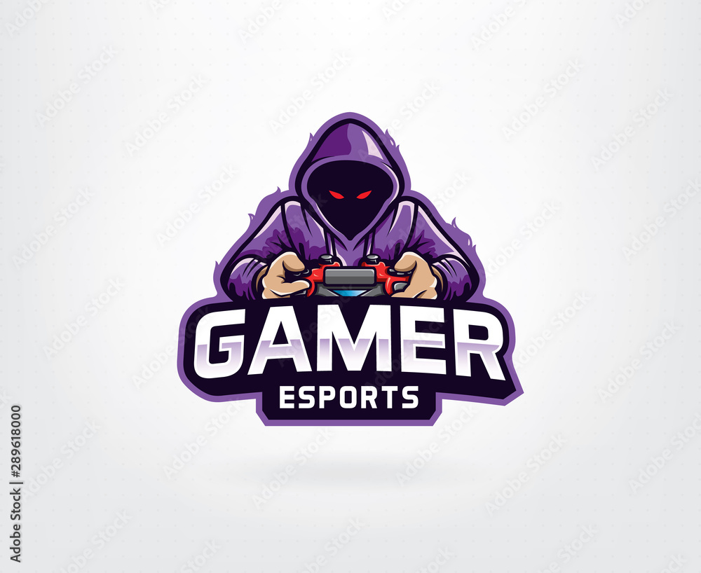 Gamer, Mascot logo, Sticker design 674733 Vector Art at Vecteezy