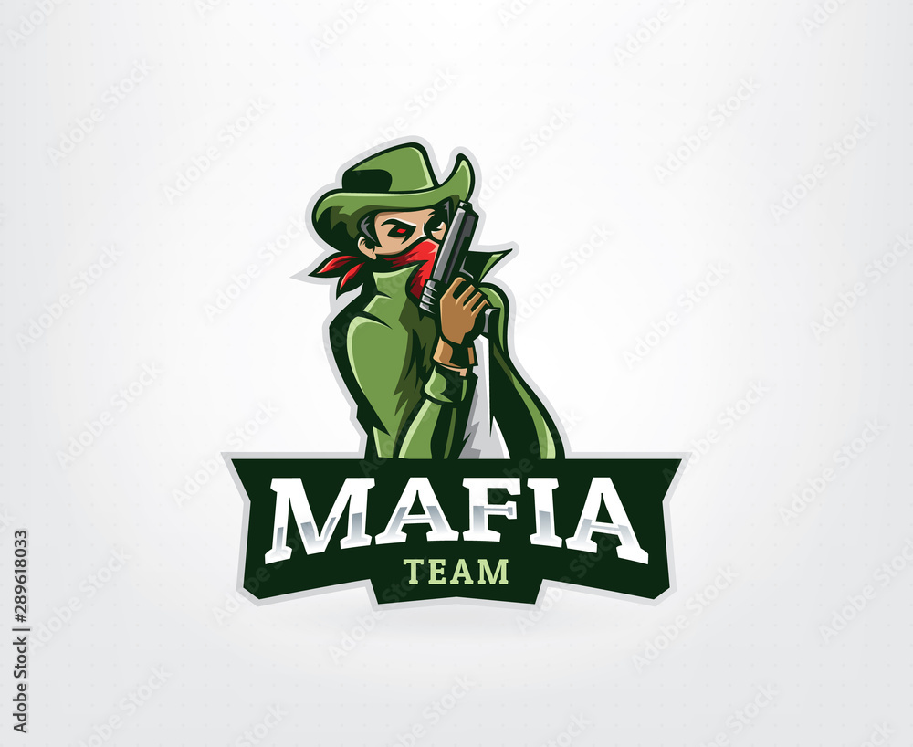 Gangster Gamer Mascot Logo