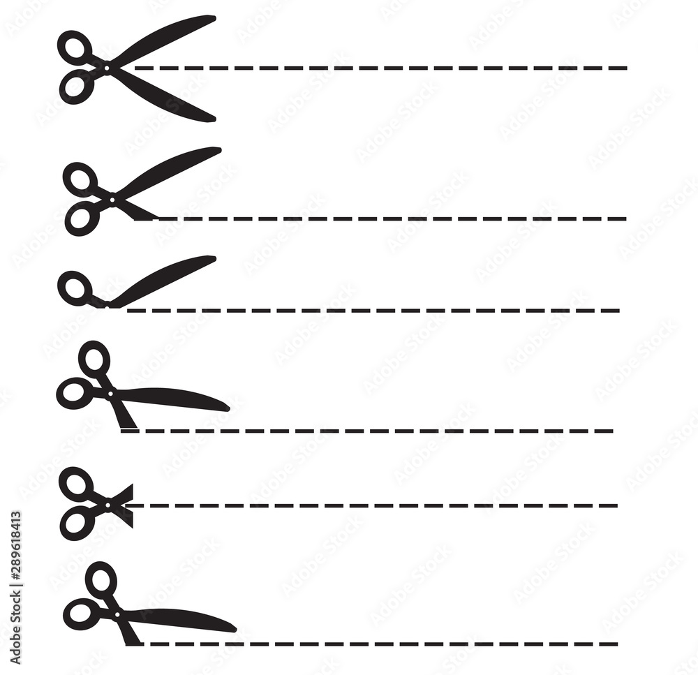 scissors icon on white background. flat style. scissors cut icon for your web site design, logo, app, UI. Different scissors cut symbol. scissors cut line sign. scissors icon on white background. flat style. scissors cut icon for your web site design, logo, app, UI. Different scissors cut symbol. scissors cut line sign.