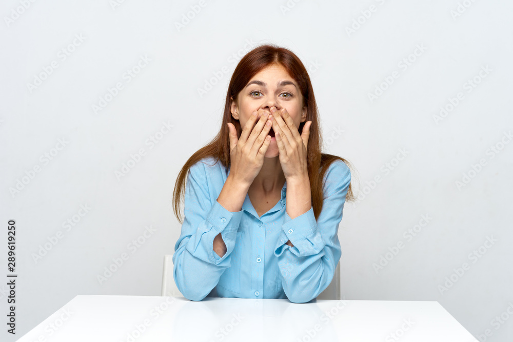 young woman with headache young woman with headache