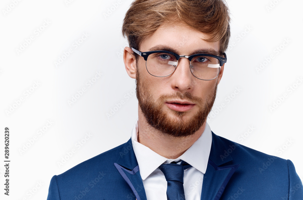 portrait of a young man with glasses portrait of a young man with glasses