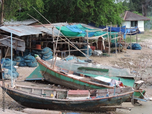 Wallpaper Mural boats on the beach Torontodigital.ca